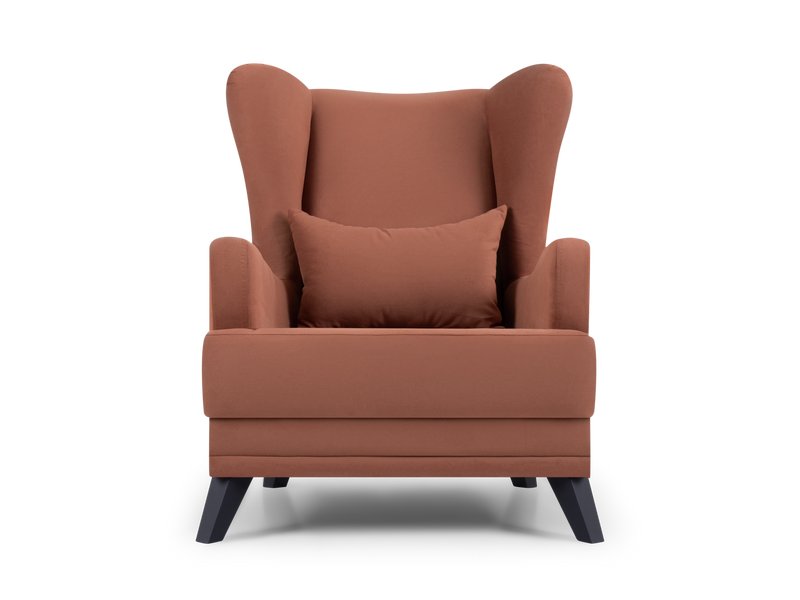 Кресло Оксфорд Велюр Терракотовый